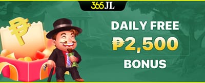 Daily Free 2,500 Bonus promotional banner